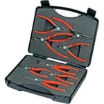 Knipex 00 21 25 Seegeringzangen-Set Passend für Außen- und Innenringe 12-25 mm, 19-60 mm 10-25 mm, 19-60 mm Spitzenform abgewinkelt 90°, gerade