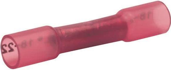 Stoßverbinder m. Wärmeschrumpfiso. 0.5-1qmm isoliert (670WS)
