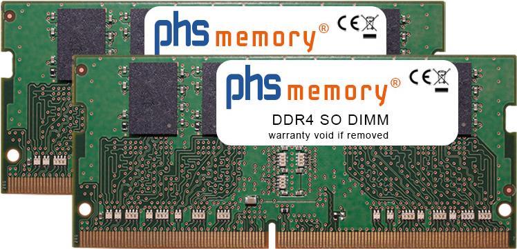 PHS-MEMORY 16GB (2x8GB) Kit RAM Speicher passend für Dell Precision 7510 (Intel Core i5/i7) DDR4 SO