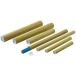 MAILmedia Versandrohr, Innenmaß: 750 x 80 mm Außenmaß: 775 x 84 mm, aus braunem Karton, mit Kunststoff- (550057)