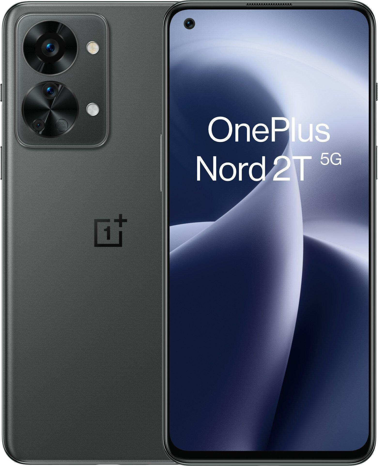 OnePlus Nord 2T 5G 16,3 cm (6.43" ) Dual-SIM Android 12 USB Typ-C 8 GB 128 GB 4500 mAh Grau (5011102071)