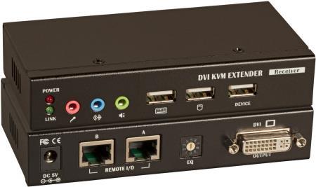 EFB-Elektronik KVM Extender Set DVI USB Sender + Empfänger Hersteller: EFB Elektronik (EB963)