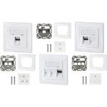 LogiLink Unterputzdose für 3 Keystone Buchsen, reinweiß (NK4055)