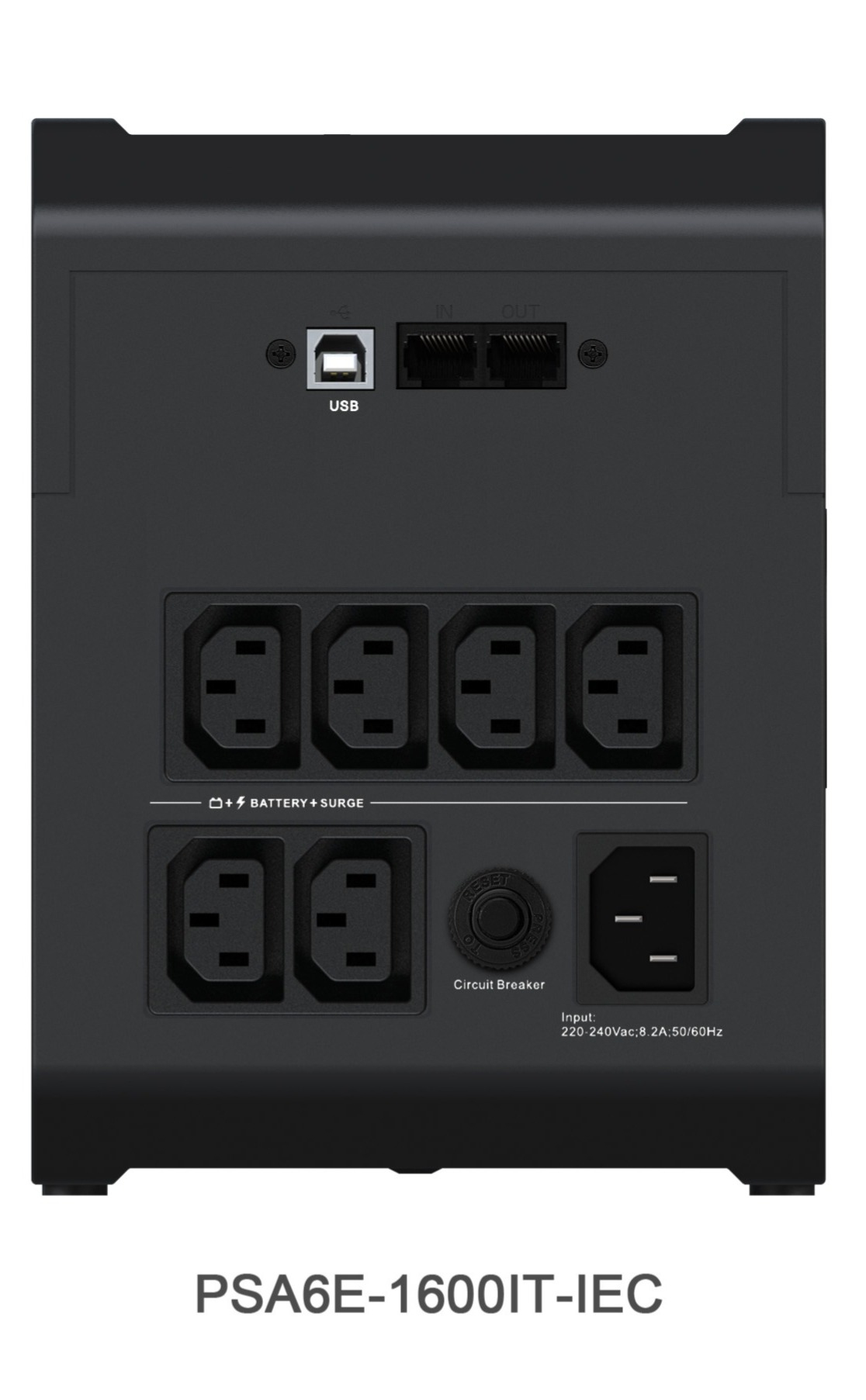 Vertiv PSA6E-1600IT-IEC Essential Series USV Line-Interaktiv 1,6 kVA 925 W 230 V Schwarz