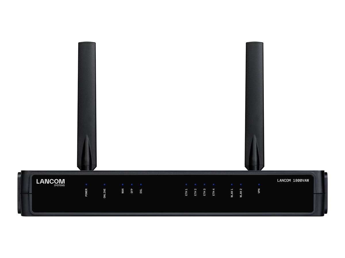 LANCOM 1800VAW Wireless Router Wi-Fi 6 Schwarz