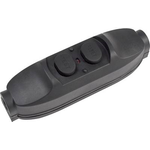 as - Schwabe 45221 Zwischenschalter mit PRCD 230 V Schwarz IP55 (45221)