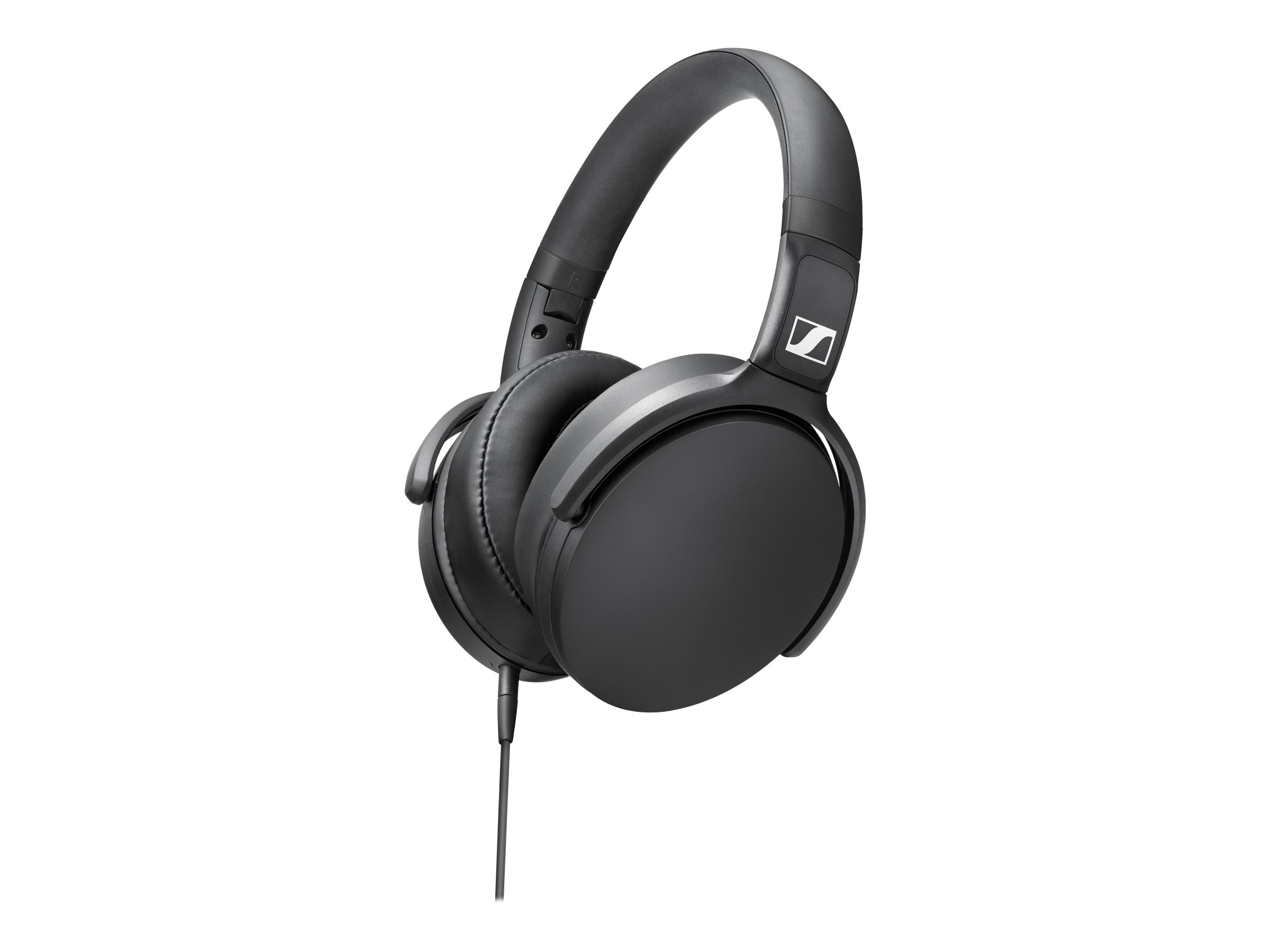 Sennheiser HD 400S Over-Ear-Kopfhörer mit Mikrofon, kabelgebunden, 3,5-mm-Stecker, Schwarz