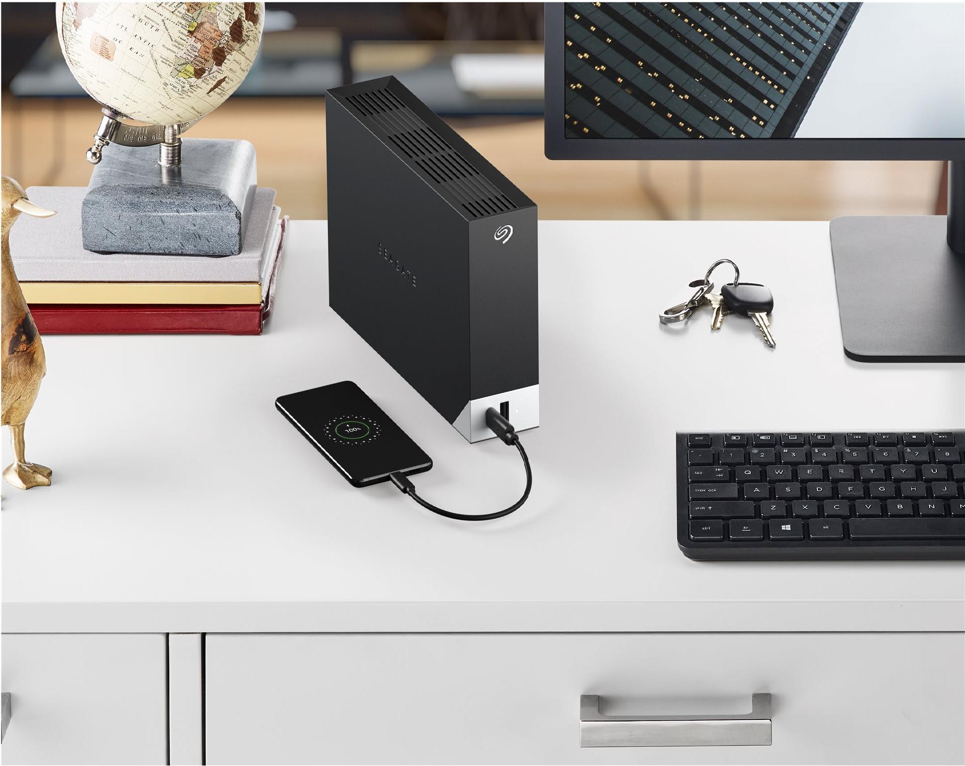 Seagate One Touch with Hub 20 TB Externe Festplatte 3,5" USB 3.0 Schwarz