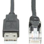 Tripp Lite U009-015-RJ45-X Kabeladapter RJ-45 USB 2.0 Type-A Schwarz (U009-015-RJ45-X)