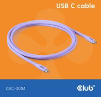 Club 3D USB-Kabel 24 pin USB-C (M) zu 24 pin USB-C (M) (CAC-3004)