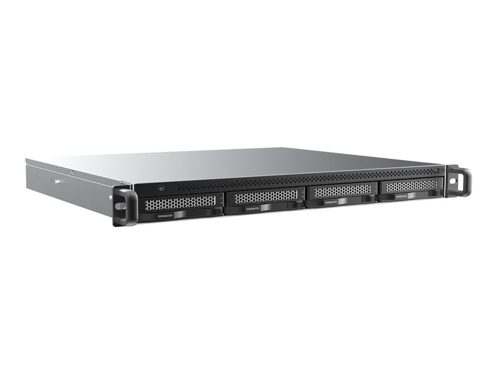 TerraMaster U4-500 NAS-Server 4-Bay Intel Core i3 1215U 8 GB RAM Schwarz/Silber