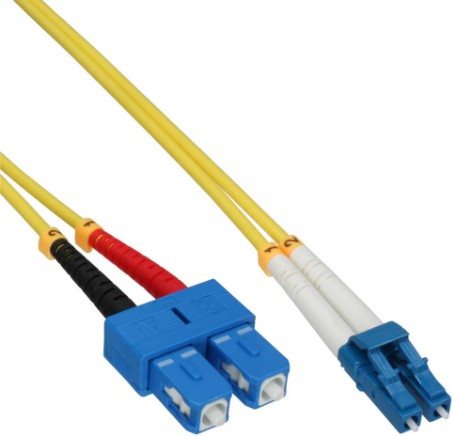 InLine Patch-Kabel LC Einzelmodus (M) bis SC Einzelmodus (M) (88656T)