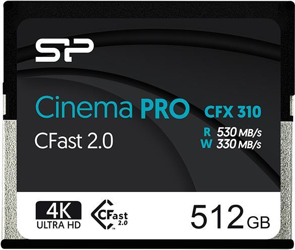 Silicon Power Cinema Pro SP512GICFX311NV0BM Speicherkarte 512 GB CFast 2.0 (SP512GICFX311NV0BM)
