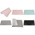 helit Schreibunterlage "the flat mat", 600 x 350 mm, grau aus PVC, Oberfläche wasserabweisend, schreibtischschonende - 1 Stück (H2525082)