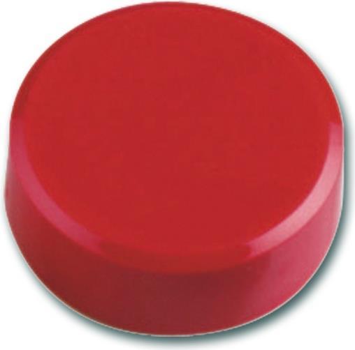 Maul Magnet MAULpro (Ø x H) 34 mm x 13 mm rund Rot 20 St. 6178125 (6178125)