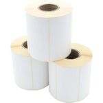 ARTDEV Etikettenrolle - Thermotransfer, 100 x 50mm, D103mm, Kern 40, 930 Etiketten/Rolle, permanent... (ETP 100-050 K40 D103 PF)
