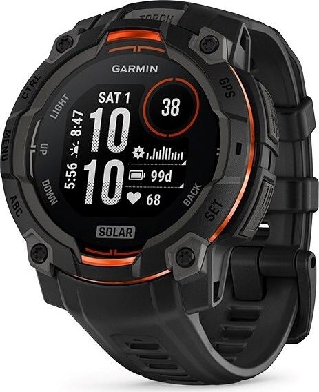 Smartwatch GARMIN Instinct 3 45mm SOLAR Black (010-02934-00)