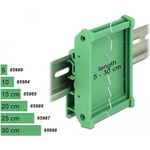 Delock Platinenhalterung (72 mm) für Hutschiene 25 cm lang (65987)