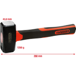 KS TOOLS Werkzeuge-Maschinen GmbH Fäustel mit Fiberglasstiel, 1250g (142.5126)