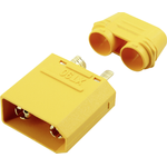 Reely RE-6702312 Connettore maschio per batteria XT90-S dorato 1 pz. - Caratteristiche connettore per modellismo: dorato · Sistema innesto: XT90-S (RE-6702312)