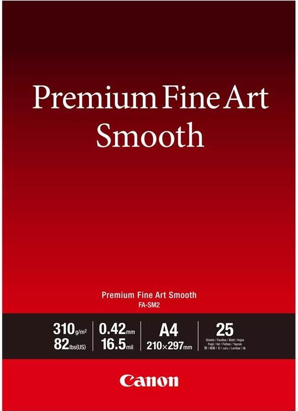 CANON FA-SM 2 Premium FineArt Smooth A 4, 25 Blatt, 310 g