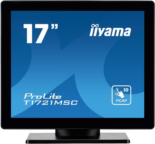 iiyama ProLite T1721MSC-B2 Computerbildschirm 43,2 cm (17") 1280 x 1024 Pixel SXGA LED Touchscreen Tisch Schwarz (T1721M