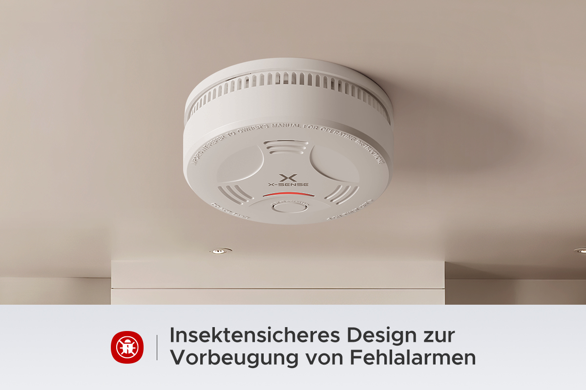 X-Sense SD11 Rauchwarnmelder 85 dB Kabelgebunden Lithium Weiß
