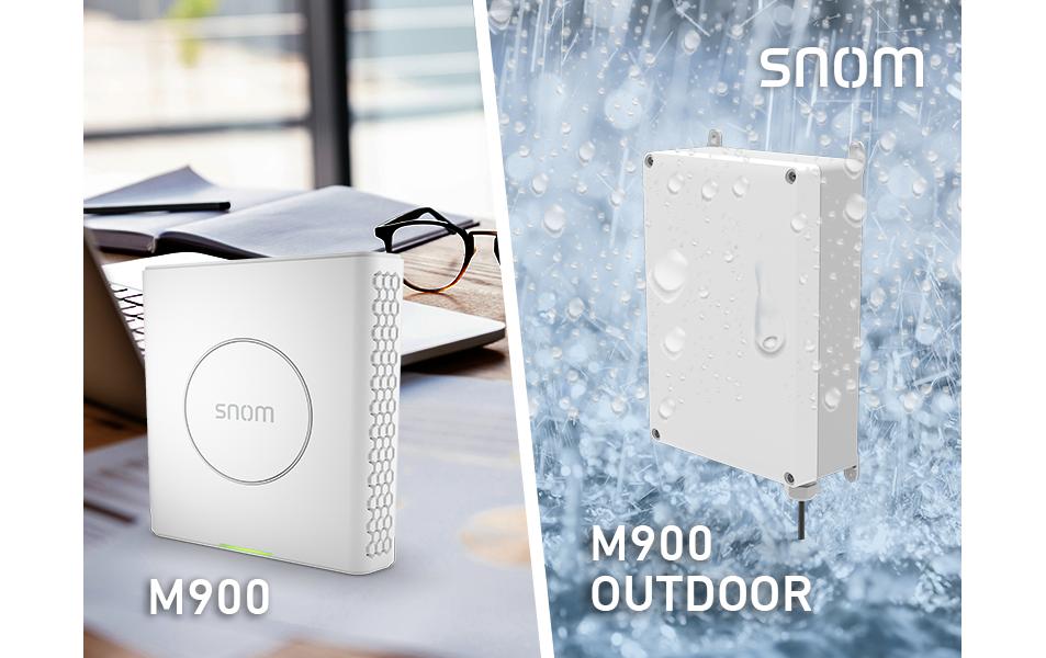 Snom M900 MultiCell Outdoor DECT-Basisstation Weiß
