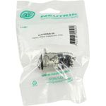 Neutrik HDMI-Steckverbinder Flanschbuchse, Kontakte gerade Polzahl: 19 Silber NAHDMI-W 1 St. (NAHDMI-W)