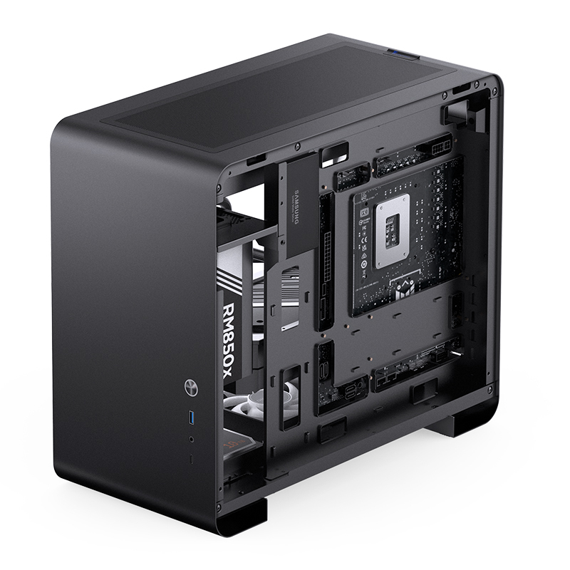 Jonsbo U4 Mini Mesh Micro-ATX-Gehäuse Mini Tower Schwarz