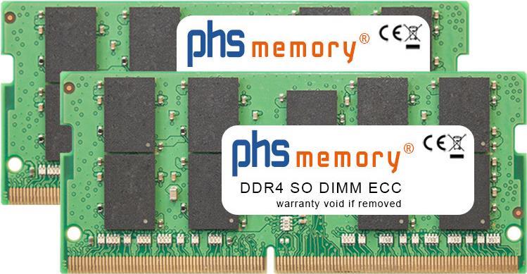 PHS-memory 16GB (2x8GB) Kit RAM Speicher kompatibel mit Dell Precision 7510 (Xeon Prozessor) DDR4 SO DIMM ECC 2666MHz PC4-2666V-P (SP463556)