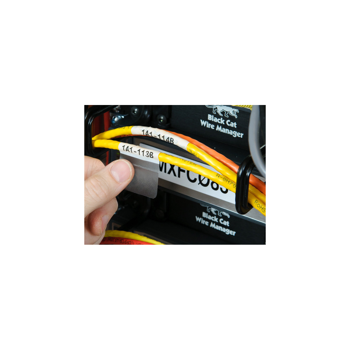 Brady M7-104-427 Vinyl-Etikett selbstlaminierend Weiß/Transparent