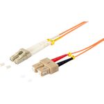 S-Conn 3m LC/SC Glasfaserkabel OM2 Grau - Orange (CO 77953)