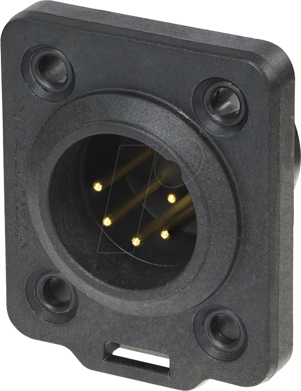 NEUTRIK NC5MDX-T - XLR-Einbaustecker 5-polig TOP (NC5MDX-TOP)