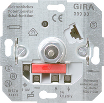 GIRA 030900 Dimmer Dimmer & Schalter Eingebaut Metallisch (030900)