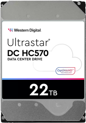 Western Digital Ultrastar DH HC570 3.5"  22000 GB SAS (0F48052)