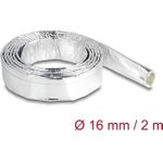 Delock Kabelschlauch aus Glasfasergeflecht und Aluminium 2 m x 16 mm (19003)