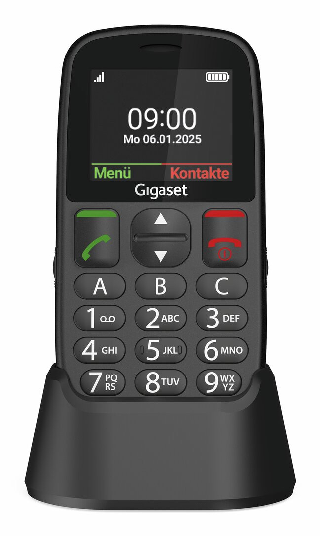 Gigaset GL395 2,2" Mobiltelefon 32 MB RAM 32 MB Schwarz