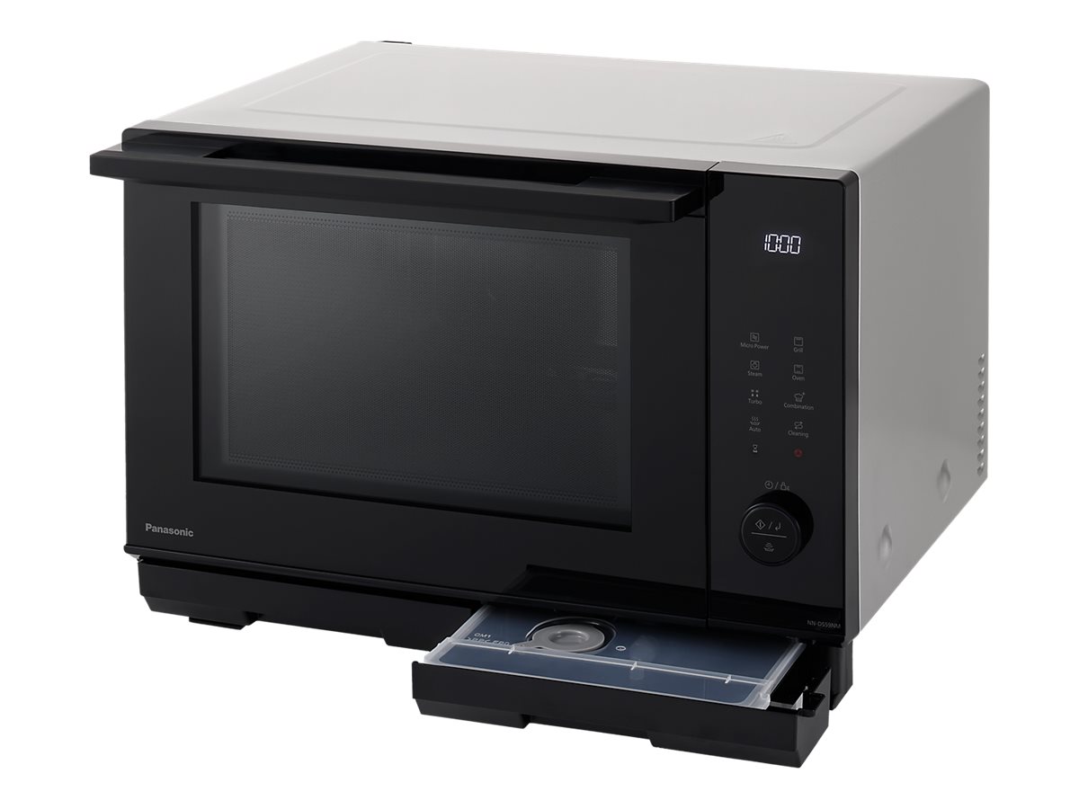 Panasonic NN-DS59NMETG 27 l Kombi-Mikrowelle mit Grill Silber/Mattschwarz