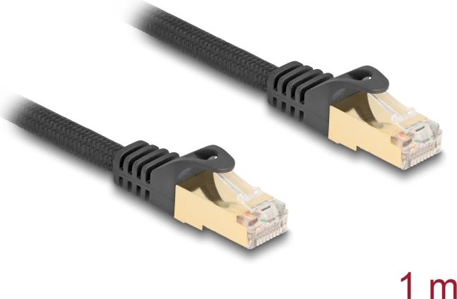 DeLOCK 80317 Netzwerkkabel Schwarz 1 m Cat6a S/FTP (S-STP) (80317)