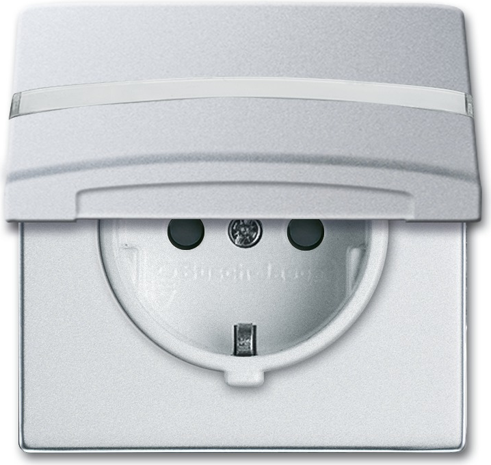 Busch-Jaeger 2064-0-0300. Buchsen-Typ: CEE 7/3, Anzahl der Pole: 2P+E. Produktfarbe: Silber, Internationale Schutzart (IP-Code): IP44. Eingangsspannung: 250 V, Stromstärke (maximal): 16 A. Breite: 70 mm, Höhe: 62 mm (2064-0-0300)