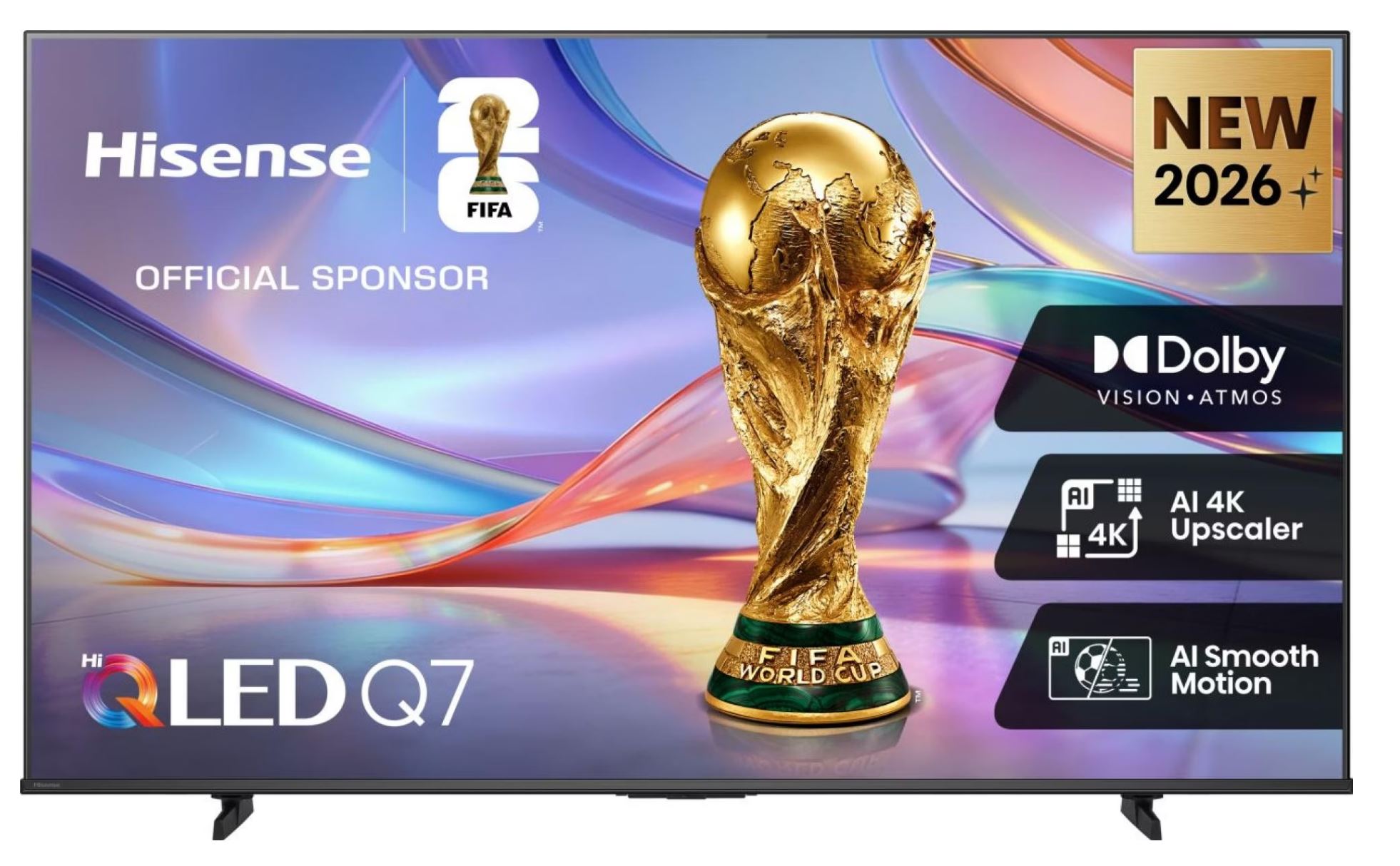 Hisense 50QS7 50" QLED 4K UHD Smart-TV Multituner WLAN Dolby Atmos Schwarz