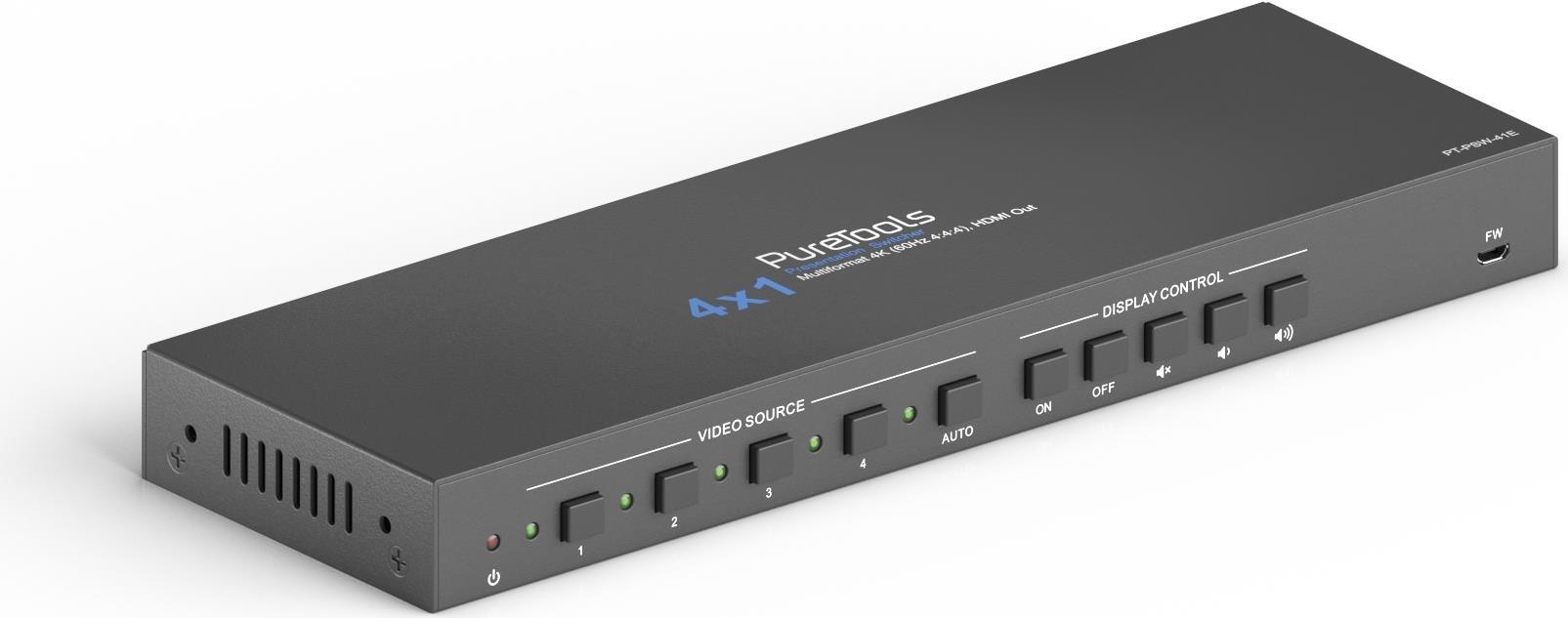 PureLink PureTools 4x1 Multiformat Präsentations Switcher (PT-PSW-41E)