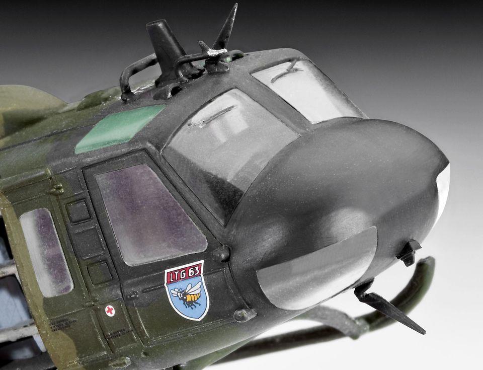 Revell Bell UH-1D SAR - 1:72 - Montagesatz - Drehflügler - Bell UH-1D SAR - Militärflugzeug - Kunststoff (MR-4444)
