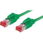 Patchkabel, Cat. 6, S/FTP, PiMF, halogenfrei, 600MHz, Hirose-Stecker, grün, 7m, Good Connections® (8066-107G)