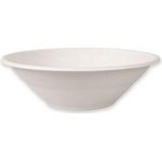 NATURE Star Zuckerrohr-Schüssel, rund, 900 ml, weiß kompostierbar, wasserresistent, öl- & fettbeständig, - 1 Stück (41191)