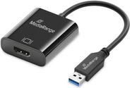 MEDIARANGE USB-A zu HDMI Audio und Video Konverter 20cm sw - Converter (MRCS232)