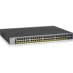 NETGEAR Pro GS752TPv2 - Switch - L3 - Smart - 48 x 10/100/1000 (PoE+) + 4 x Gigabit SFP - an Rack montierbar - PoE+ (380 W)