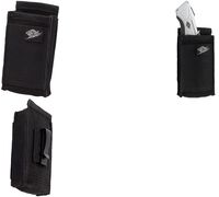 WEDO Gürteltasche für Cutter, mit Gürtelclip, schwarz mit Befestigungsclip für Gürtel oder Hosenbund, 2 Innen - 1 Stück (78 80199)