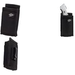 WEDO Gürteltasche für Cutter, mit Gürtelclip, schwarz mit Befestigungsclip für Gürtel oder Hosenbund, 2 Innen - 1 Stück (78 80199)